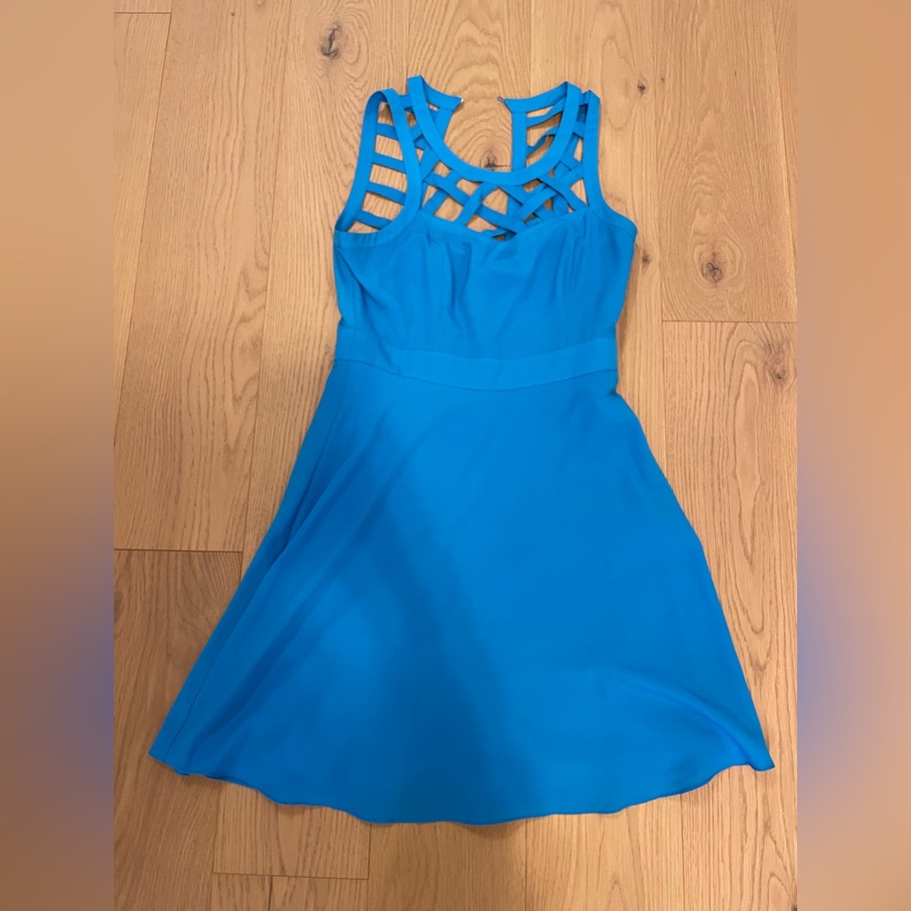 Guess Vibrant Blue Cutout Dress